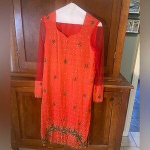 Tunic from India - Beaded Silk